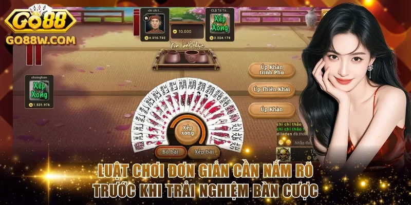 Luật chơi đơn giản cần nắm rõ trước khi trải nghiệm bàn cược